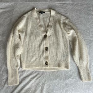 Quince Baby Alpaca-Wool Cropped Cardigan